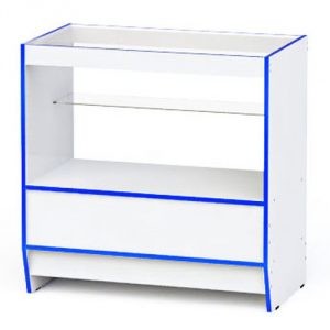 Торговый прилавок AMIRIS 90*50 Крышка стекло 2 полки